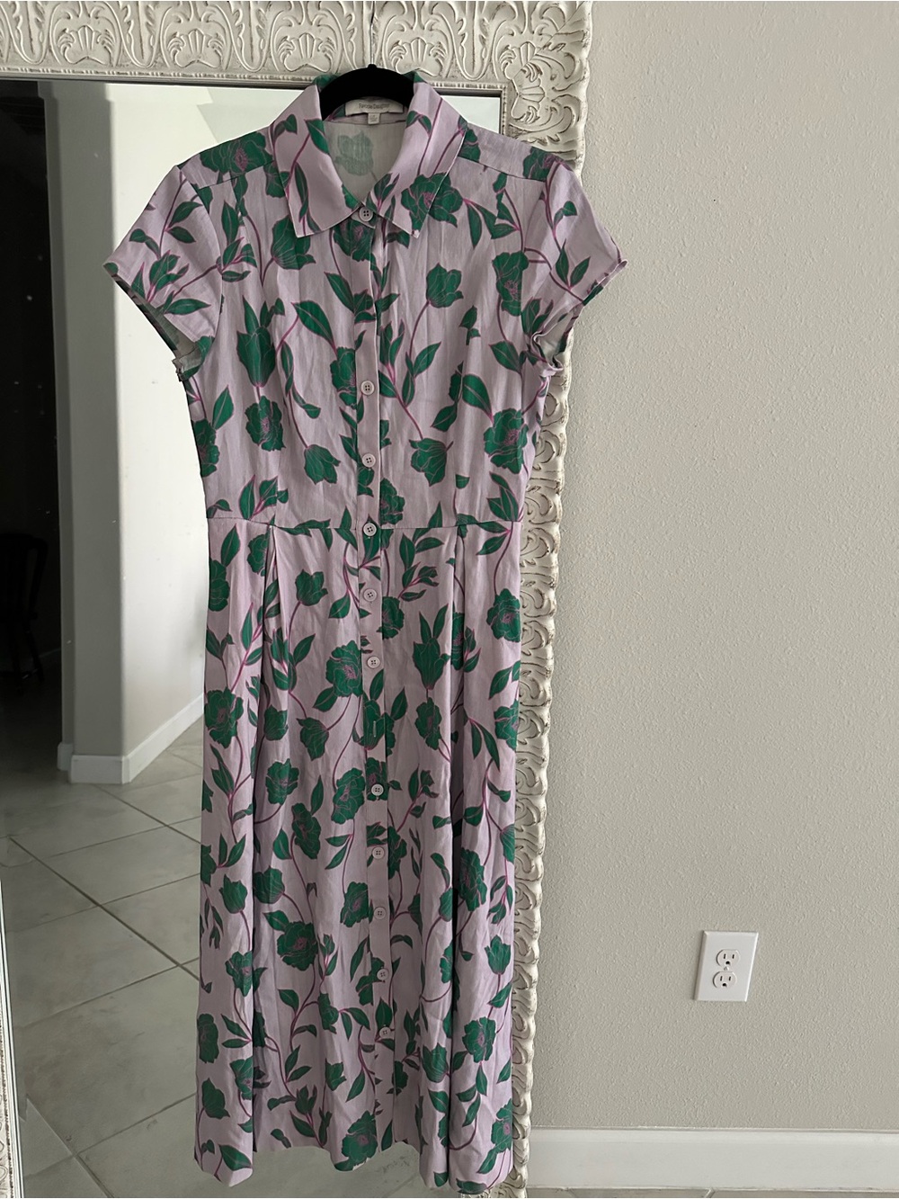 Favorite Daughter Sunday Best Linen Blend Midi Dress